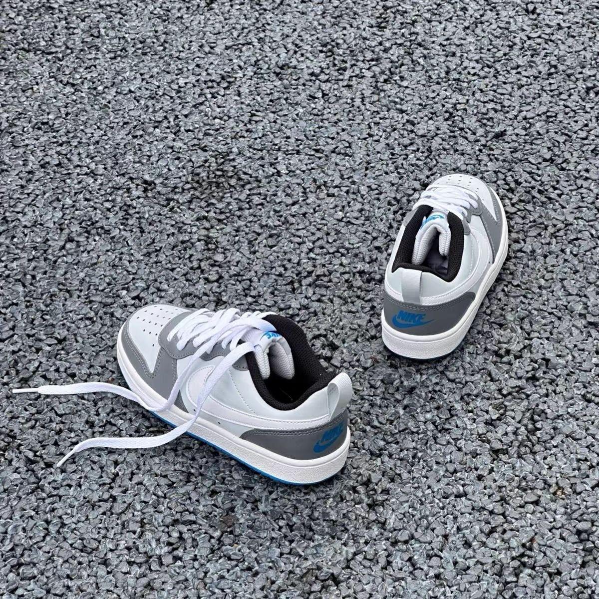 🌿 「清爽盐系风|Nike Dunk Low "Grey Blue" 小白鞋的高级感,这波稳了!」